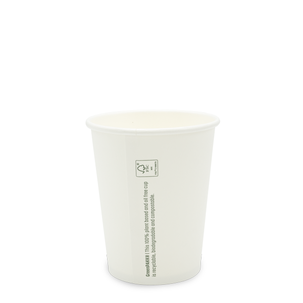 Gobelet, une paroi, blanc, 200ml/8oz, ø80mm