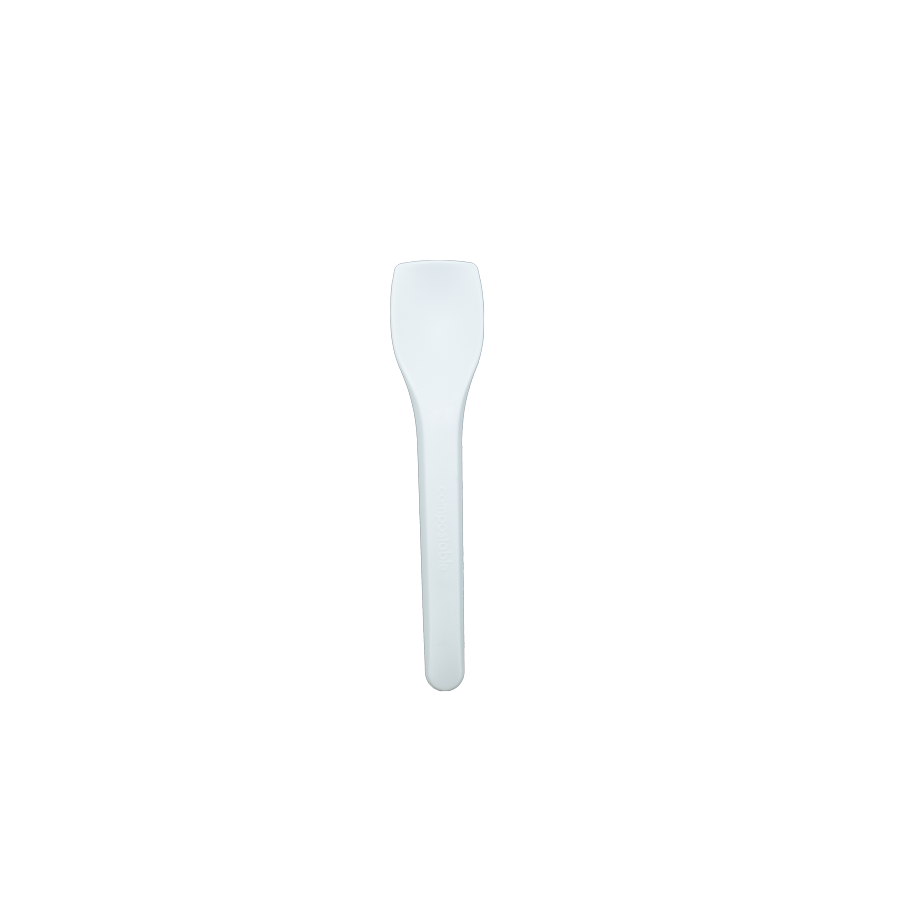 Spatule à glace, blanche, 101mm