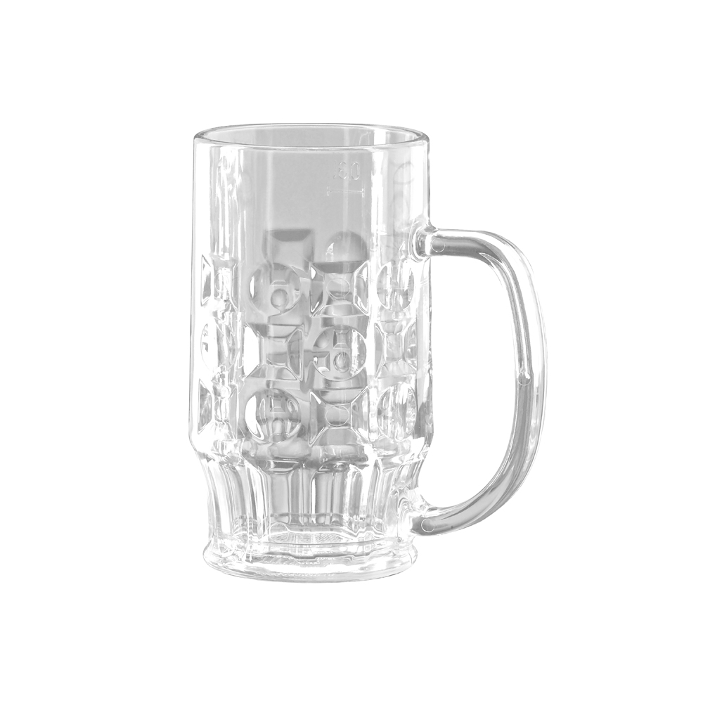 Ornamin Bierkrug, 300ml, transparent, ø71mm