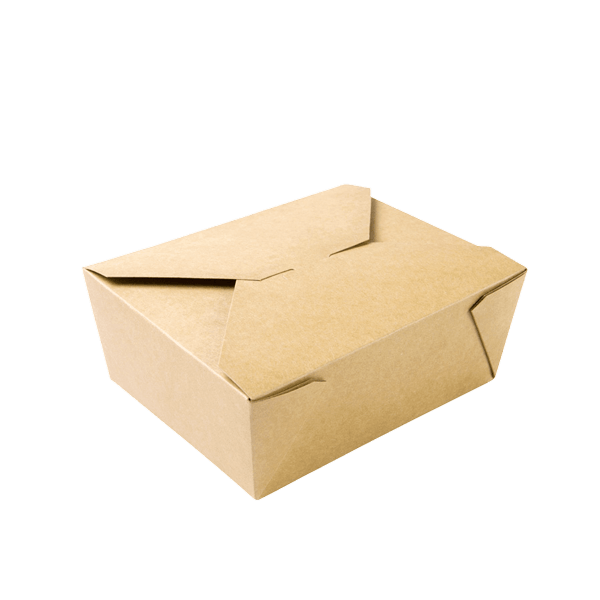 Take Away Faltbox, braun, 1150ml/38oz